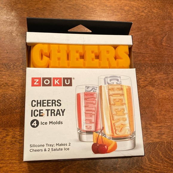 Zoku Cheers Salute Ice Trays - 4 Molds NWT - Picture 1 of 4